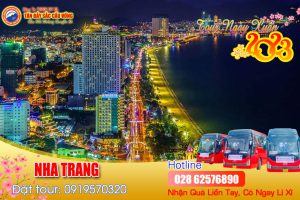 Tour Tết: NHA TRANG – KDL CON SẺ TRE - TIỆC BAR NỔI - VINWONDERS (4 ngày 3 đêm)