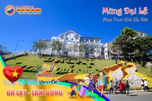 Tour Lễ: ĐÀ LẠT “THÀNH PHỐ NGÀN HOA” (4 ngày 3 đêm)