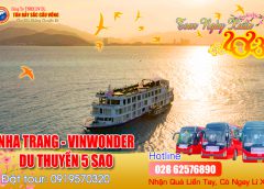 NHA TRANG - NGẮM HOÀNG HÔN - THƯỞNG THỨC BỮA TỐI TRÊN DU THUYỀN 5 SAO - VINWONDER (3 NGÀY 3 ĐÊM)